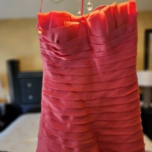 Rickie freeman for Teri Jon cocktail dress size 6 dress in salmon color